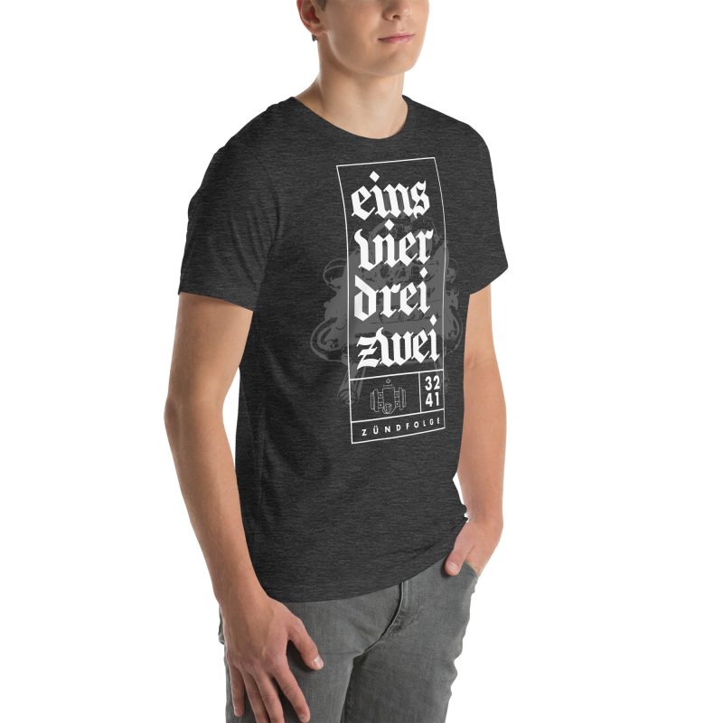 1-4-3-2 Zündfolge Unisex t-shirt - Image 60