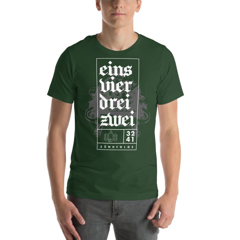 1-4-3-2 Zündfolge Unisex t-shirt - Image 49