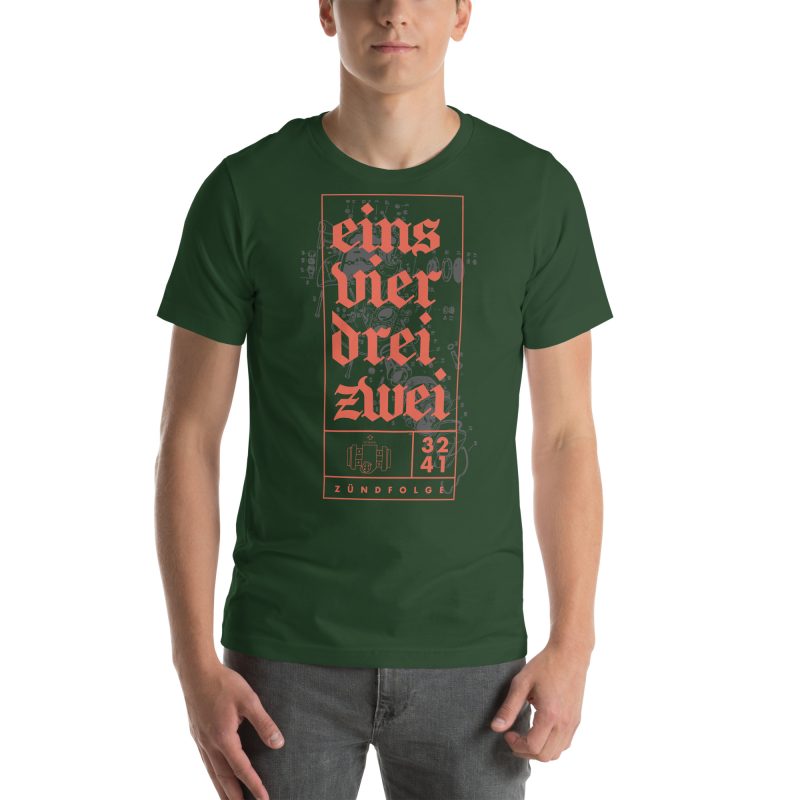 1-4-3-2 Zündfolge Unisex t-shirt - Image 48