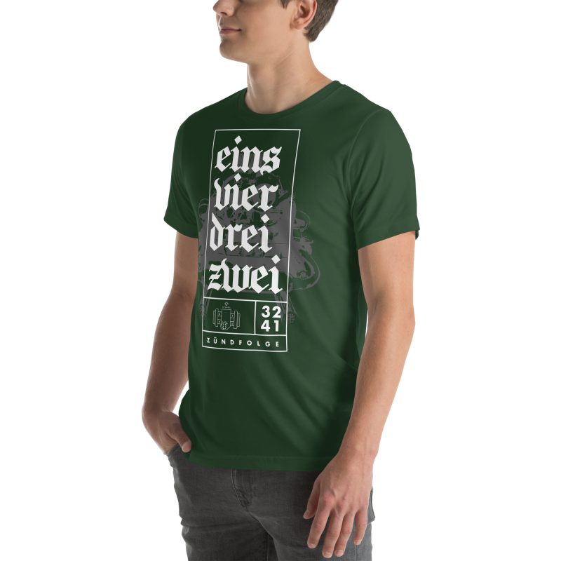 1-4-3-2 Zündfolge Unisex t-shirt - Image 52