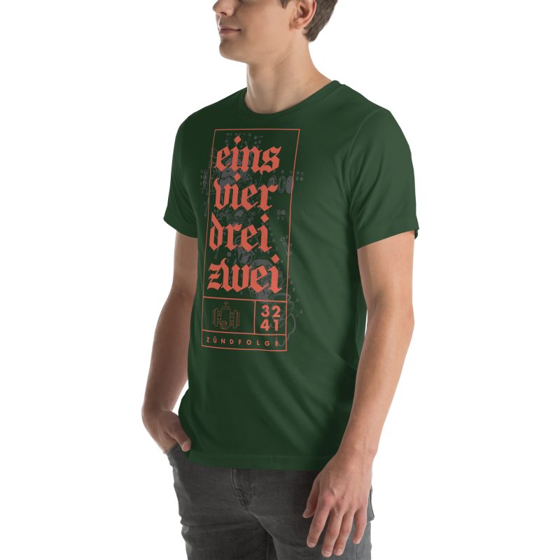 1-4-3-2 Zündfolge Unisex t-shirt - Image 51
