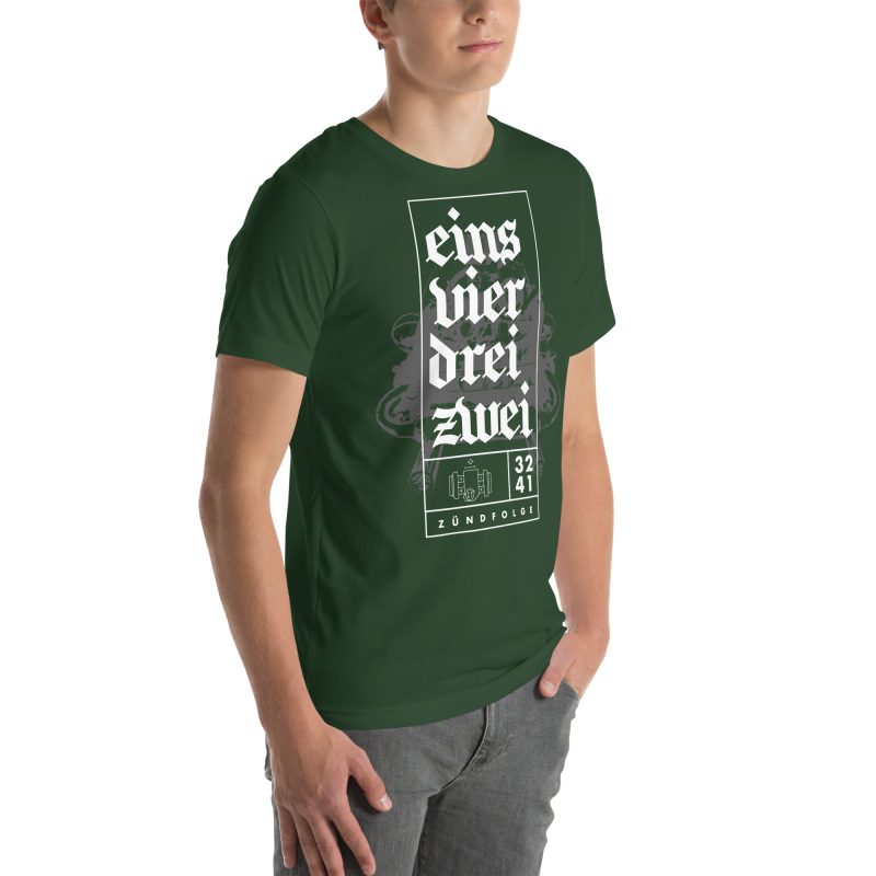 1-4-3-2 Zündfolge Unisex t-shirt - Image 54