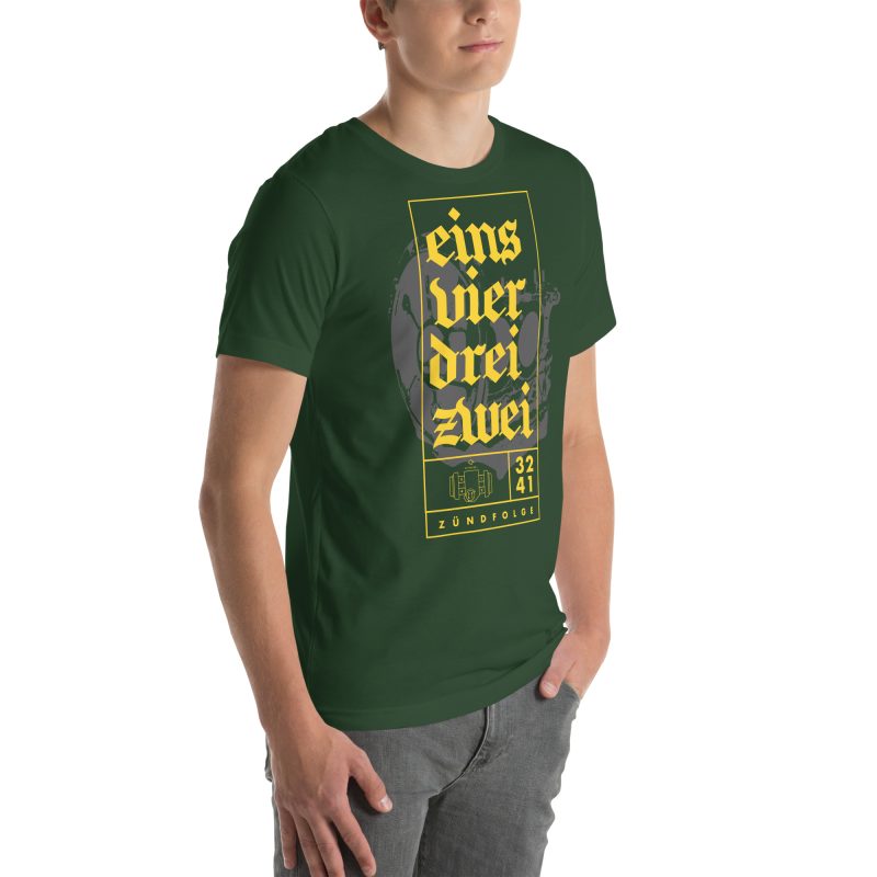 1-4-3-2 Zündfolge Unisex t-shirt - Image 59