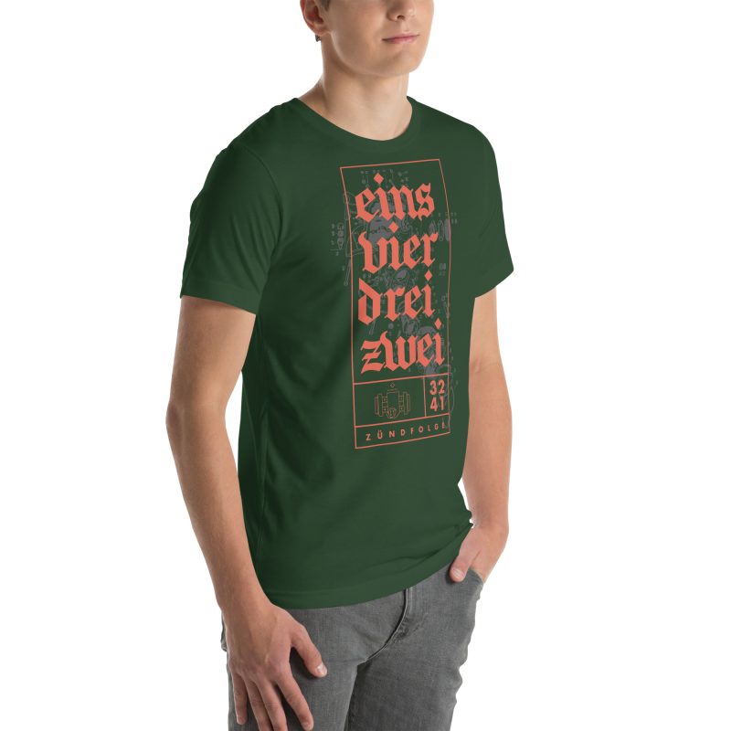 1-4-3-2 Zündfolge Unisex t-shirt - Image 53