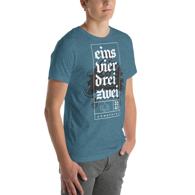 1-4-3-2 Zündfolge Unisex t-shirt - Image 90