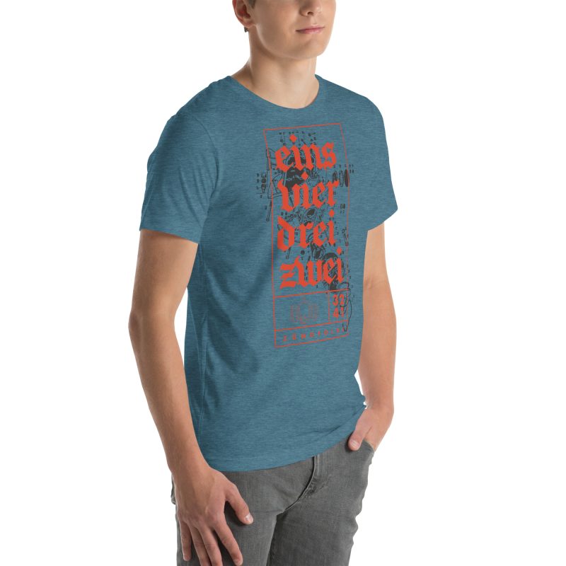 1-4-3-2 Zündfolge Unisex t-shirt - Image 83