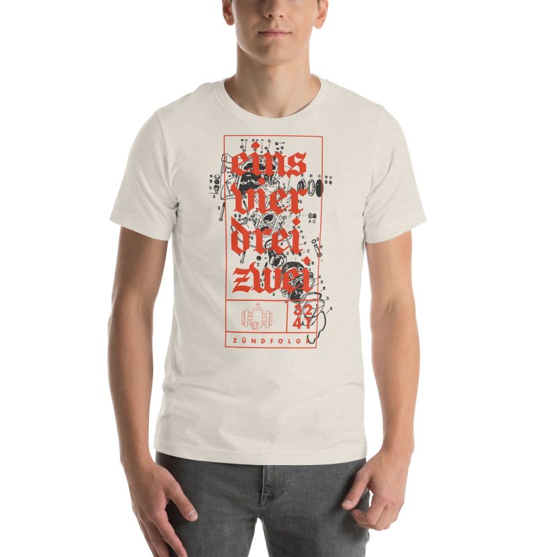 1-4-3-2 Zündfolge Unisex t-shirt - Image 102