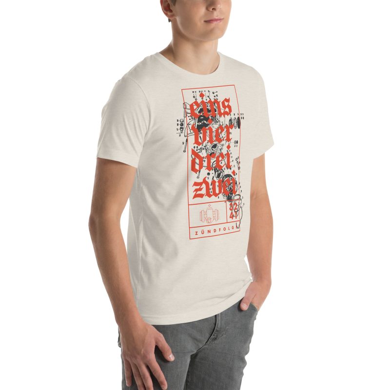 1-4-3-2 Zündfolge Unisex t-shirt - Image 107