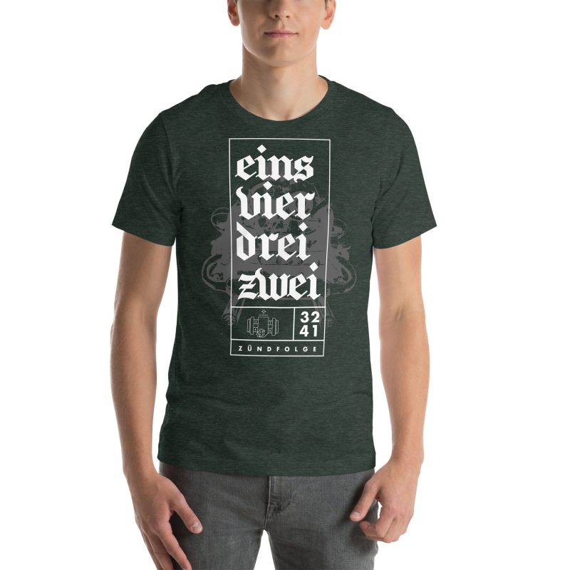 1-4-3-2 Zündfolge Unisex t-shirt - Image 37