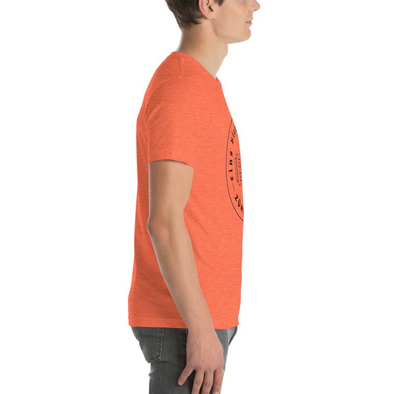 1-4-3-2 Zündfolge Badge Black Unisex t-shirt - Image 50