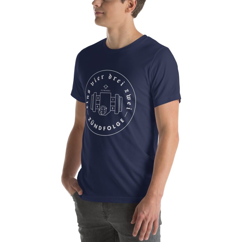 1-4-3-2 Zündfolge Badge Unisex t-shirt - Image 27