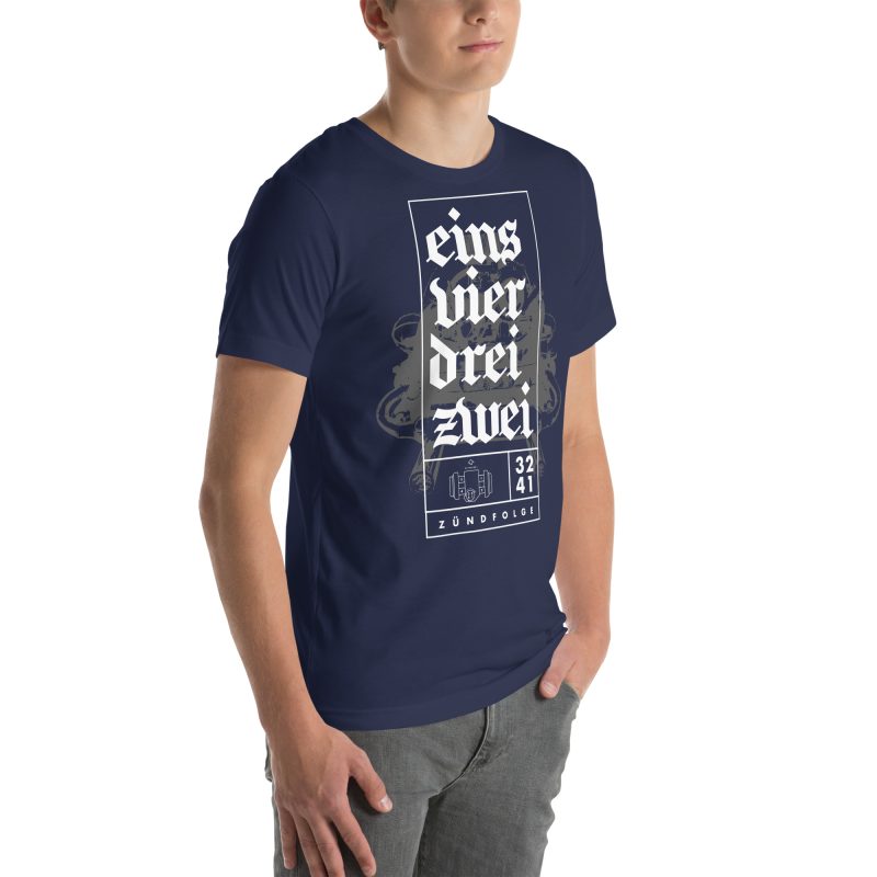 1-4-3-2 Zündfolge Unisex t-shirt - Image 30