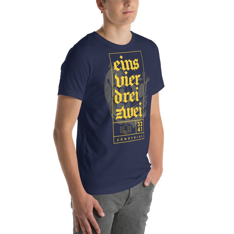 1-4-3-2 Zündfolge Unisex t-shirt - Image 35