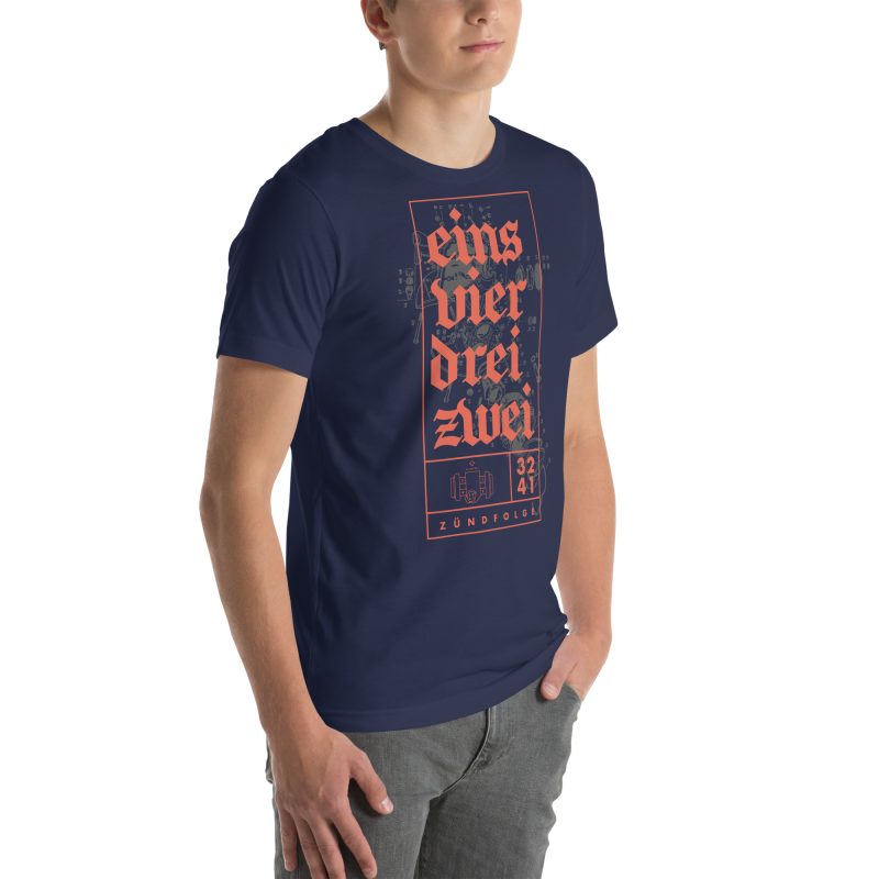 1-4-3-2 Zündfolge Unisex t-shirt - Image 35