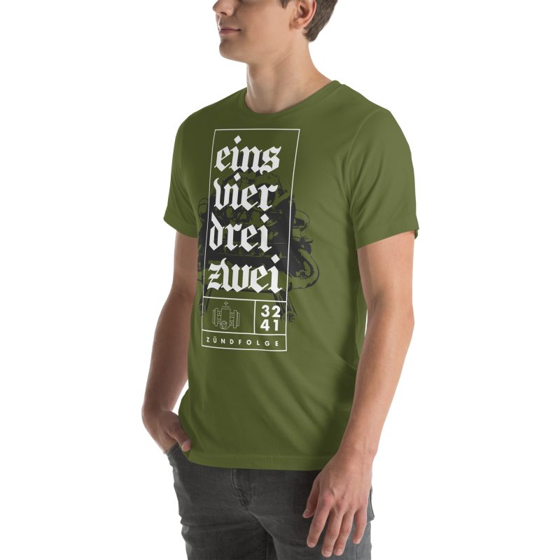 1-4-3-2 Zündfolge Unisex t-shirt - Image 76