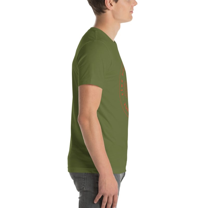 1-4-3-2 Zündfolge Badge Orange Unisex t-shirt - Image 59