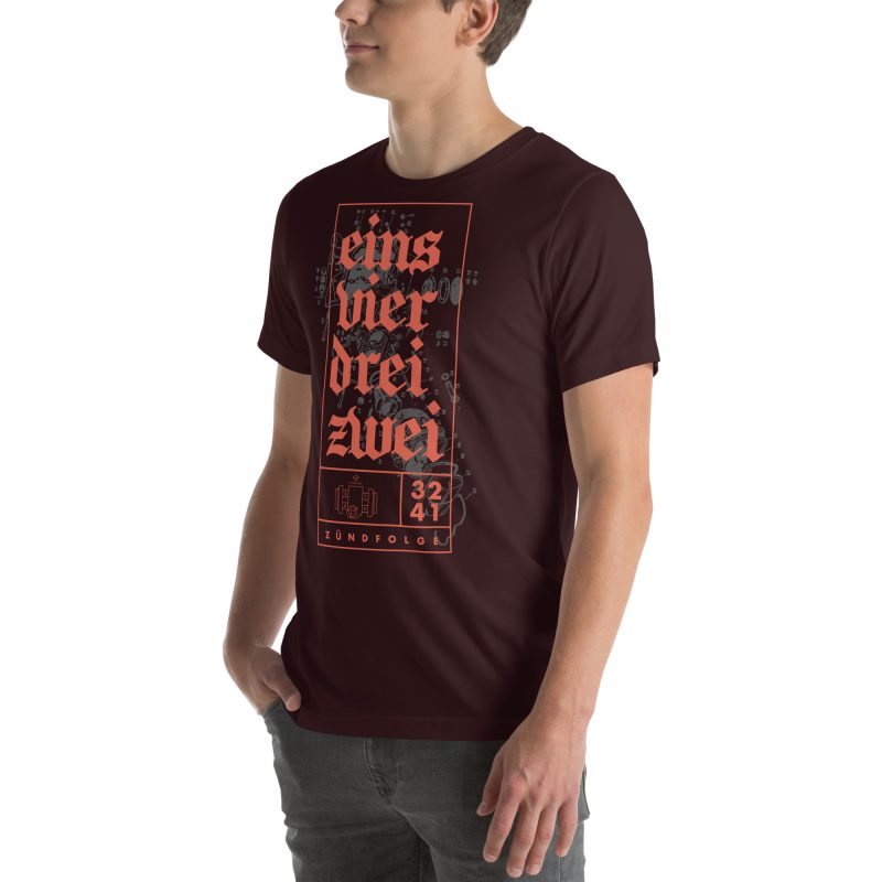 1-4-3-2 Zündfolge Unisex t-shirt - Image 27