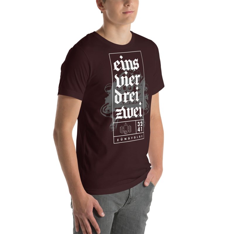1-4-3-2 Zündfolge Unisex t-shirt - Image 24