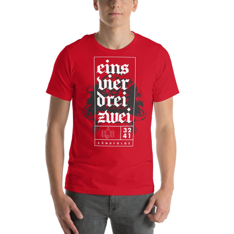 1-4-3-2 Zündfolge Unisex t-shirt - Image 43