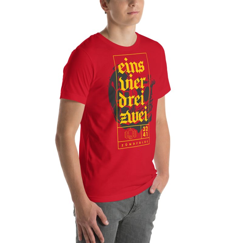 1-4-3-2 Zündfolge Unisex t-shirt - Image 53