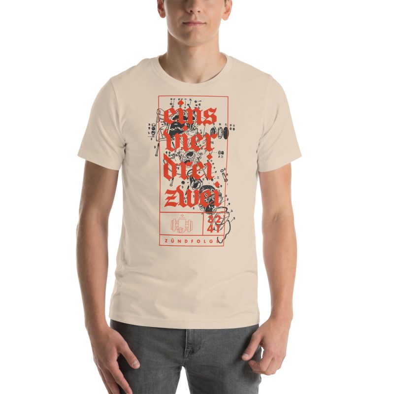 1-4-3-2 Zündfolge Unisex t-shirt - Image 96