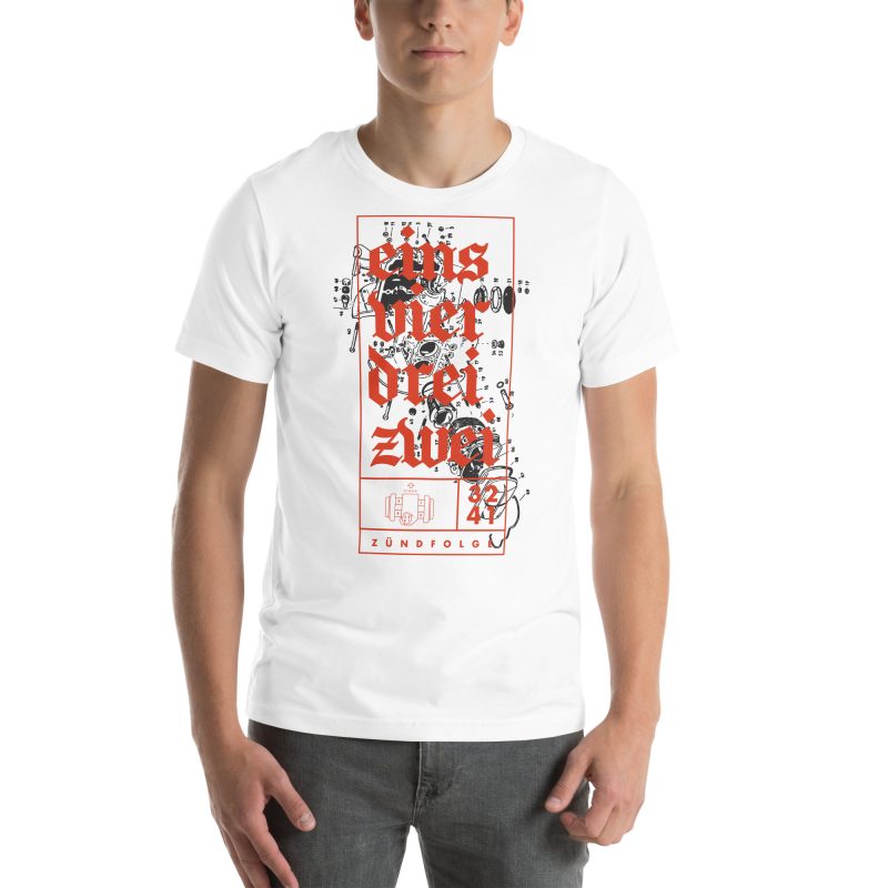1-4-3-2 Zündfolge Unisex t-shirt - Image 108
