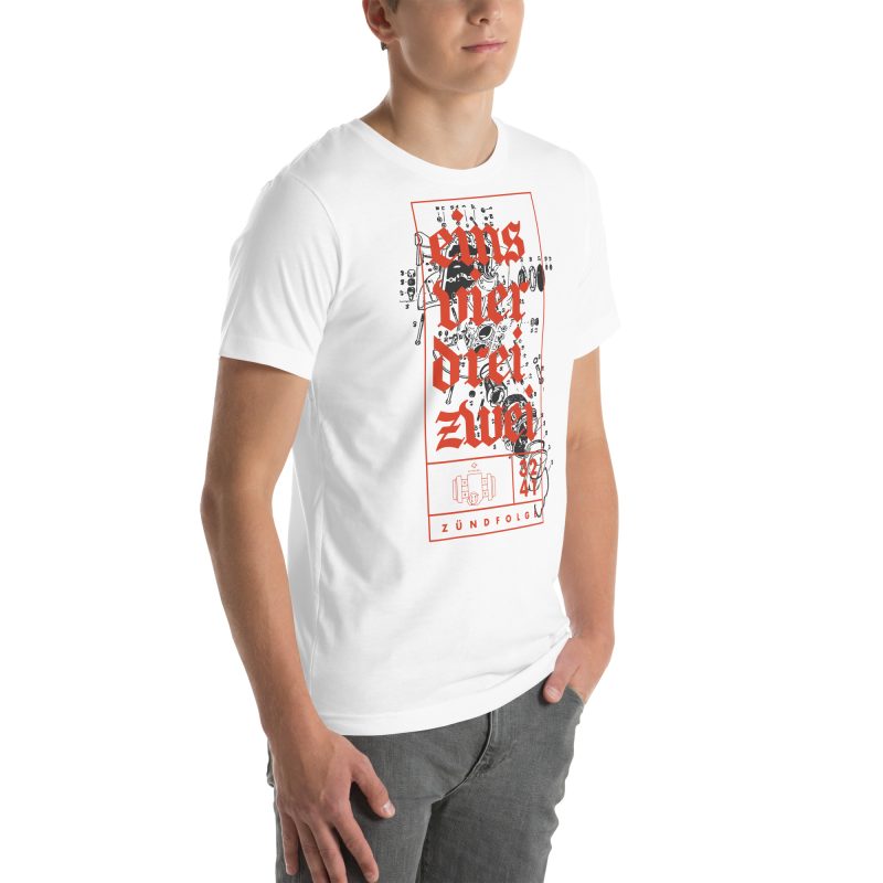 1-4-3-2 Zündfolge Unisex t-shirt - Image 113